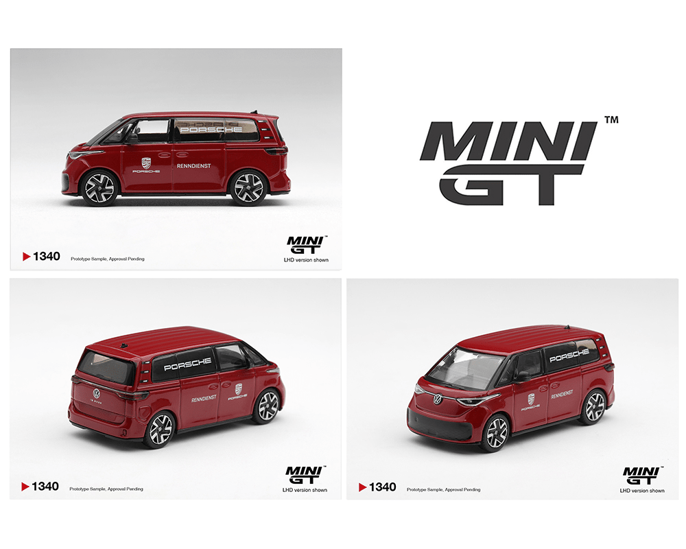 *Pre-Order* Mini GT - Volkswagen ID.Buzz Porsche Renndienst – Limited Edition - Top CollectiblesDiecastMini GT
