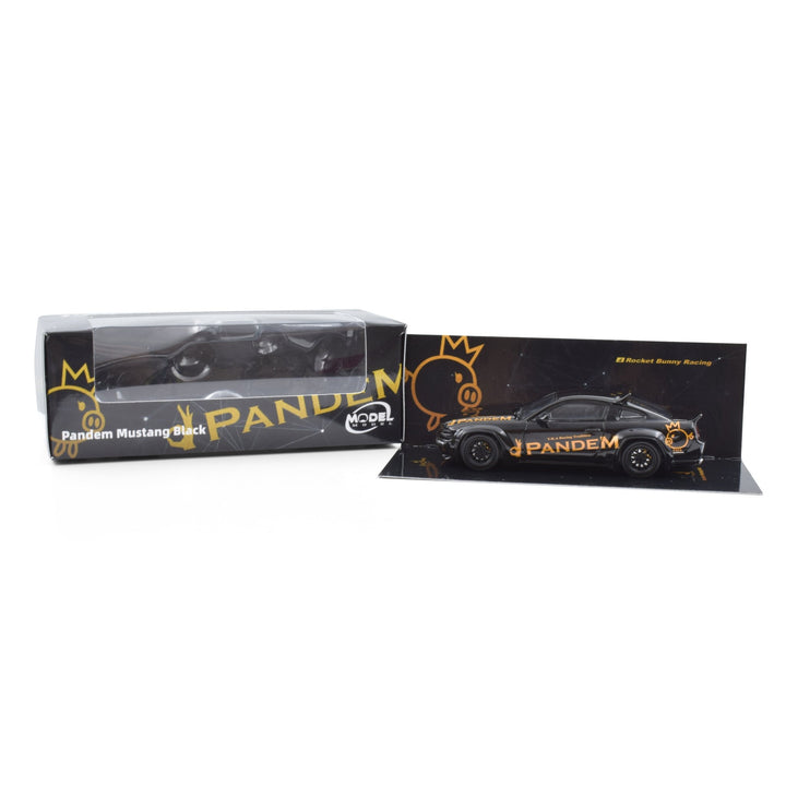 *Pre - Order* ModelModel - Pandem Mustang - Black - Top CollectiblesDiecastModelModel