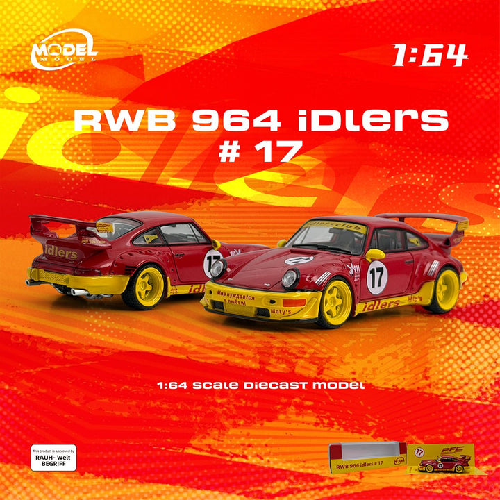 *Pre - Order* ModelModel - Porsche 911 (964) RWB - Idlers 17 - Top CollectiblesDiecastModelModel