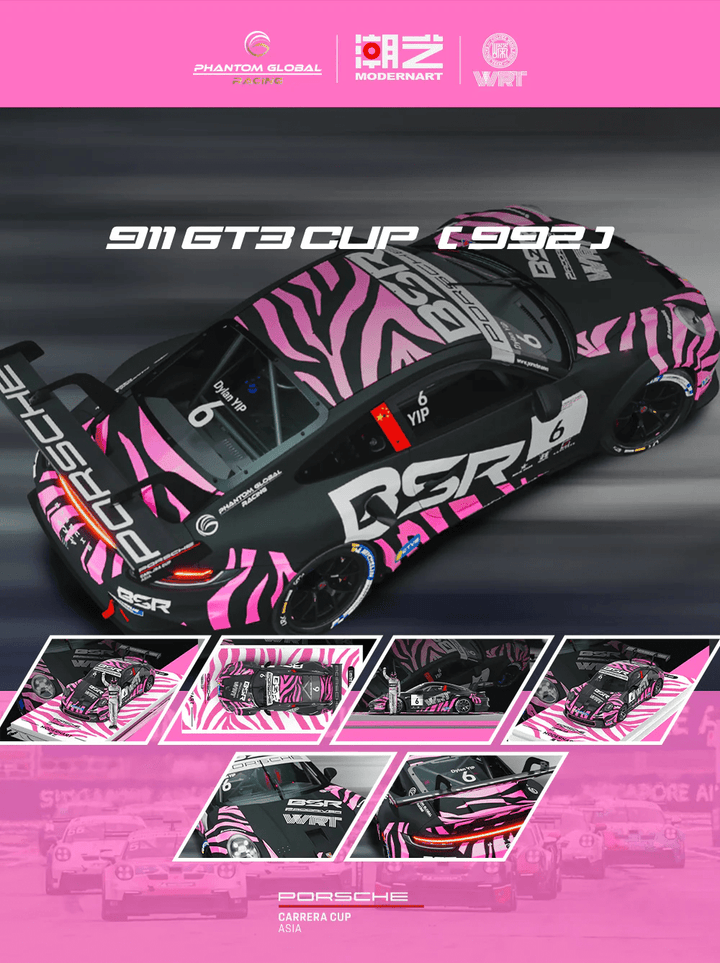 *Pre - Order* ModernArt X WRT - Porsche 911 GT3 Carrera Cup - Top CollectiblesDiecastModernArt