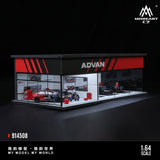 *Pre - Order* MoreArt - Parking Exhibition Hall Scene - Advan - Top CollectiblesDiecastMoreArt