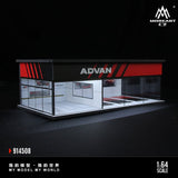 *Pre - Order* MoreArt - Parking Exhibition Hall Scene - Advan - Top CollectiblesDiecastMoreArt