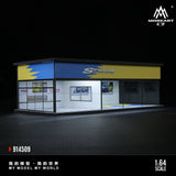 *Pre - Order* MoreArt - Parking Exhibition Hall Scene - Spoon - Top CollectiblesDiecastMoreArt