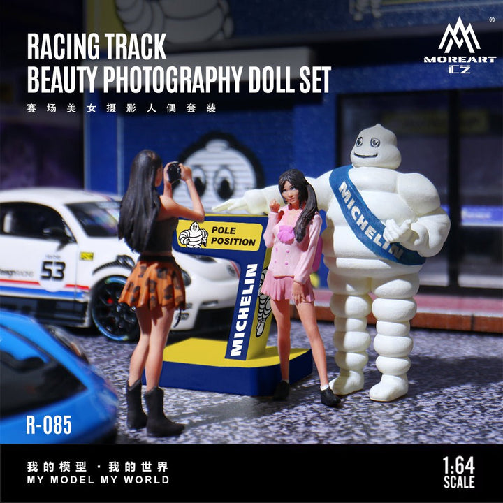 *Pre - Order* MoreArt - Racing Track Beauty Photography Doll Set - Top CollectiblesDiecastMoreArt