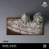 *Pre - Order* MoreArt - Scene of the First Snowfall in Winter Forest Diorama - Top CollectiblesDiecastMoreArt