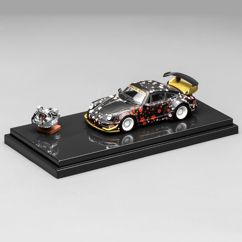 *Pre-Order* MotorHelix - RWB 964 Aoki with Magnetic Air-Cooled Engine - Top CollectiblesDiecastMotorHelix