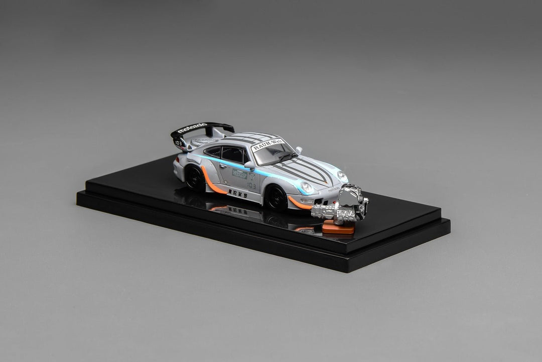 *Pre - Order* MotorHelix - RWB 993 MOTOZOLO with Magnetic Air - Cooled Engine - Top CollectiblesDiecastMotorHelix