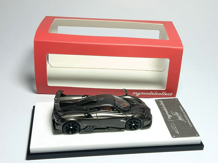 *Pre - Order* MymodelCollect - Pagani Huayra Imola Pearl Grey/Carbon Roof - Top CollectiblesDiecastMymodelCollect