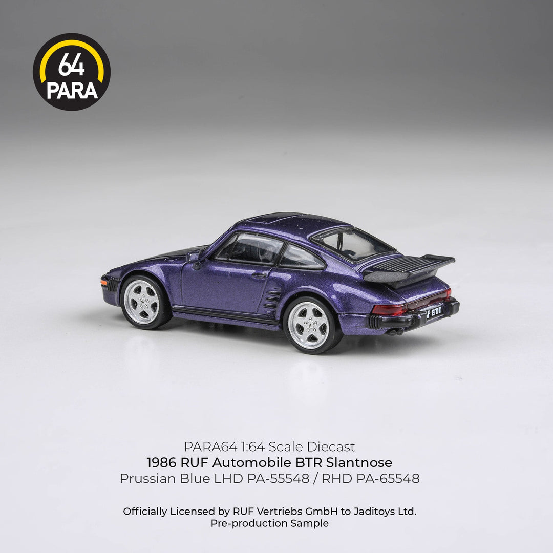*Pre - Order* Para64 - 1986 RUF BTR Slantnose, Prussian Blue LHD - Top CollectiblesDiecastPara64