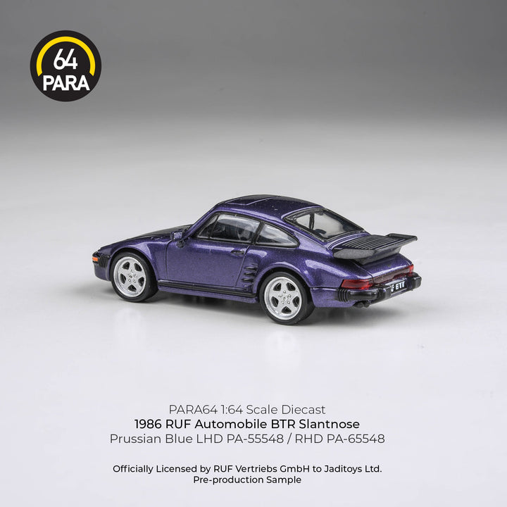*Pre - Order* Para64 - 1986 RUF BTR Slantnose, Prussian Blue LHD - Top CollectiblesDiecastPara64