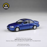 *Pre - Order* Para64 - 1999 Honda Civic EM1 Electron Blue Pearl LHD (Wingless) - Top CollectiblesDiecastPara64