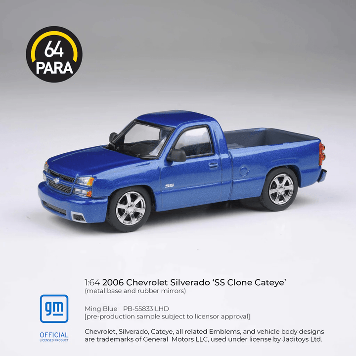 *Pre - Order* Para64 - 2006 Chevrolet Silverado Single Cab - Ming Blue *Special Projects 5* - Top CollectiblesDiecastPara64