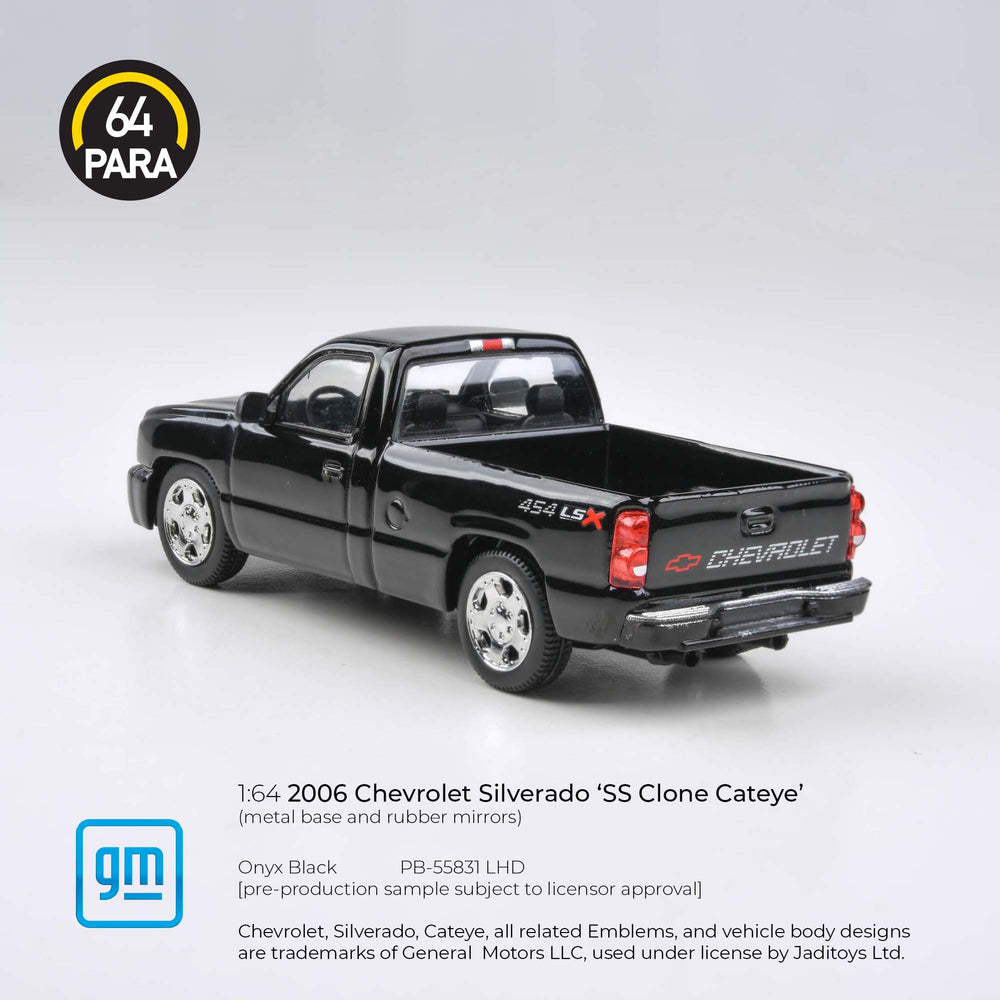 *Pre - Order* Para64 - 2006 Chevrolet Silverado Single Cab - Onyx Black *Special Projects 2* - Top CollectiblesDiecastPara64