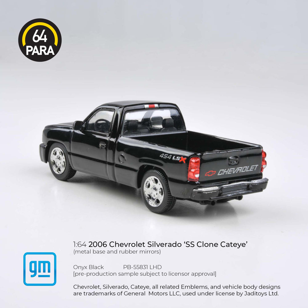 *Pre - Order* Para64 - 2006 Chevrolet Silverado Single Cab - Onyx Black *Special Projects 2* - Top CollectiblesDiecastPara64