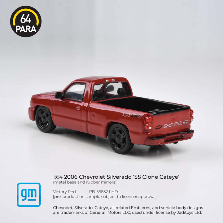 *Pre - Order* Para64 - 2006 Chevrolet Silverado Single Cab - Victory Red *Special Projects 2* - Top CollectiblesDiecastPara64