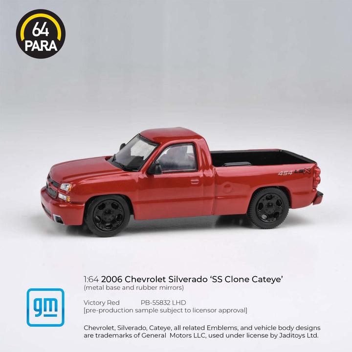 *Pre - Order* Para64 - 2006 Chevrolet Silverado Single Cab - Victory Red *Special Projects 2* - Top CollectiblesDiecastPara64