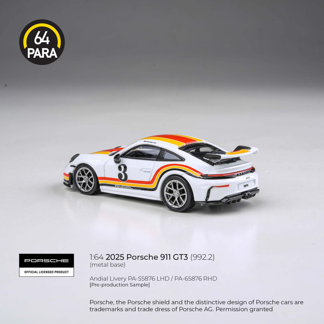*Pre - Order* Para64 - 2025 Porsche 911 GT3 (992.2) Andial Livery LHD - Top CollectiblesDiecastPara64