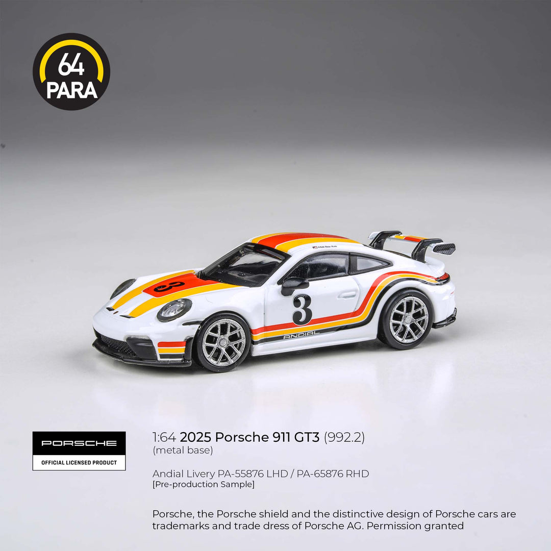 *Pre - Order* Para64 - 2025 Porsche 911 GT3 (992.2) Andial Livery LHD - Top CollectiblesDiecastPara64