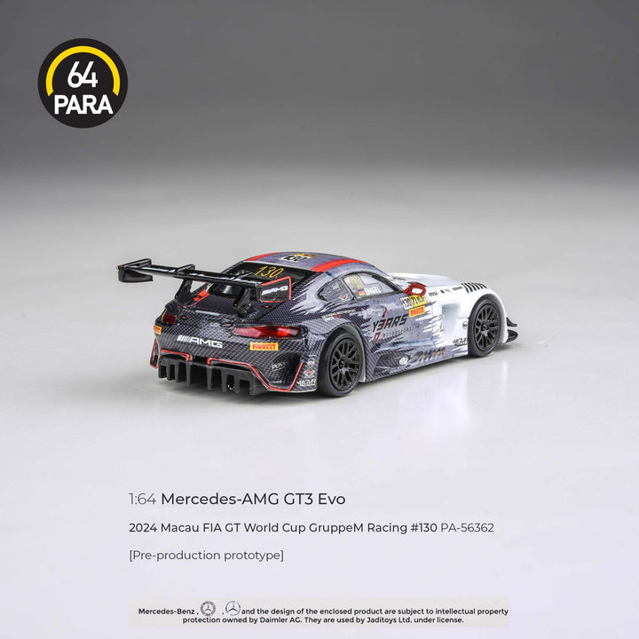 *Pre - Order* Para64 - Mercedes - AMG GT3 2024 Macau FIA GT World Cup GruppeM Racing 130 P1 - Top CollectiblesDiecastPara64
