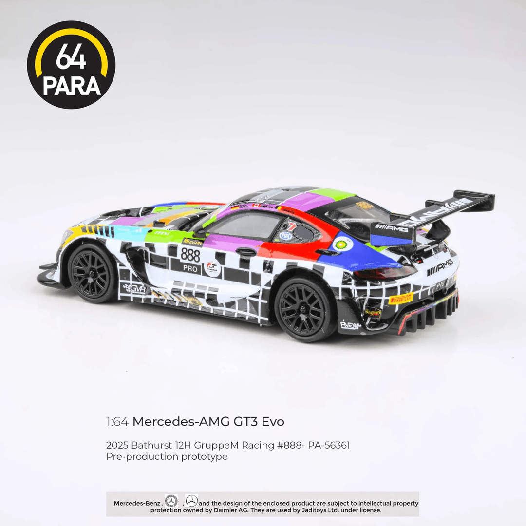*Pre - Order* Para64 - Mercedes - AMG GT3 EVO - 2025 Bathurst 12H GruppeM Racing 