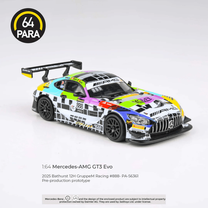 *Pre - Order* Para64 - Mercedes - AMG GT3 EVO - 2025 Bathurst 12H GruppeM Racing 