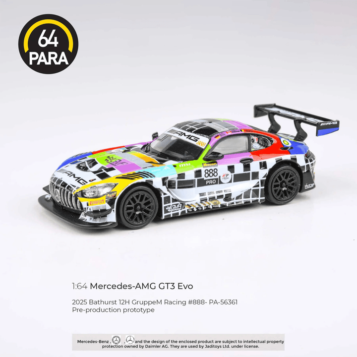 *Pre - Order* Para64 - Mercedes - AMG GT3 EVO - 2025 Bathurst 12H GruppeM Racing 