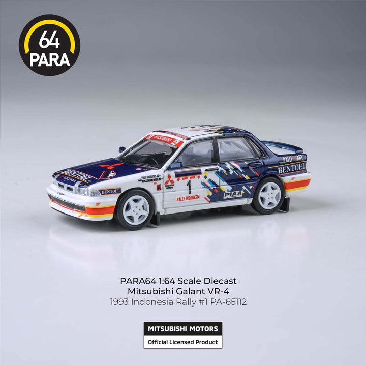 *Pre - Order* Para64 - Mitsubishi Galant VR - 4 1993 Indonesia Rally RHD - Top CollectiblesDiecastPara64