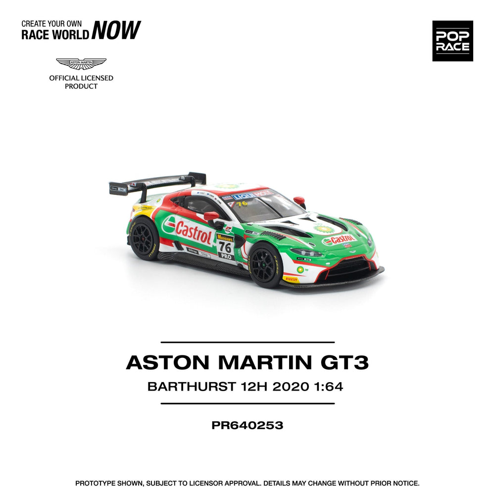 *Pre - Order* Pop Race - Aston Martin Vatange GT3 - Bathurst 12H 2020 - Top CollectiblesDiecastPop Race