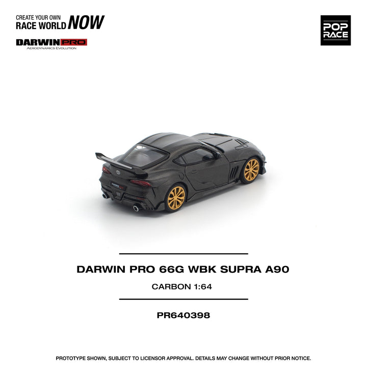 *Pre - Order* Pop Race - Darwin Pro 66G WBK Supra A90 - Carbon Edition - Top CollectiblesDiecastPop Race