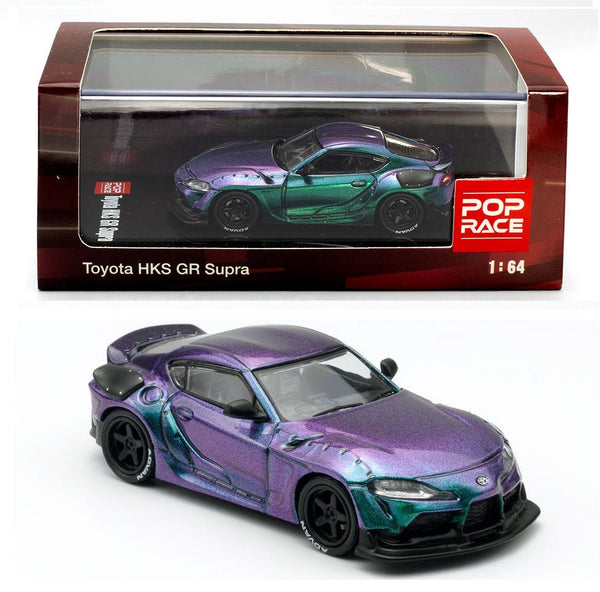 *Pre - Order* Pop Race - HKS GR Supra - Magic Purple - Top CollectiblesDiecastPop Race