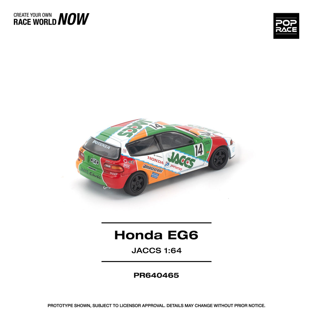 *Pre - Order* Pop Race - Honda Civic EG6 - JACCS - Top CollectiblesDiecastPop Race