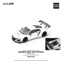*Pre - Order* Pop Race - Honda NSX GT3 EVO22 - White - Top CollectiblesDiecastPop Race