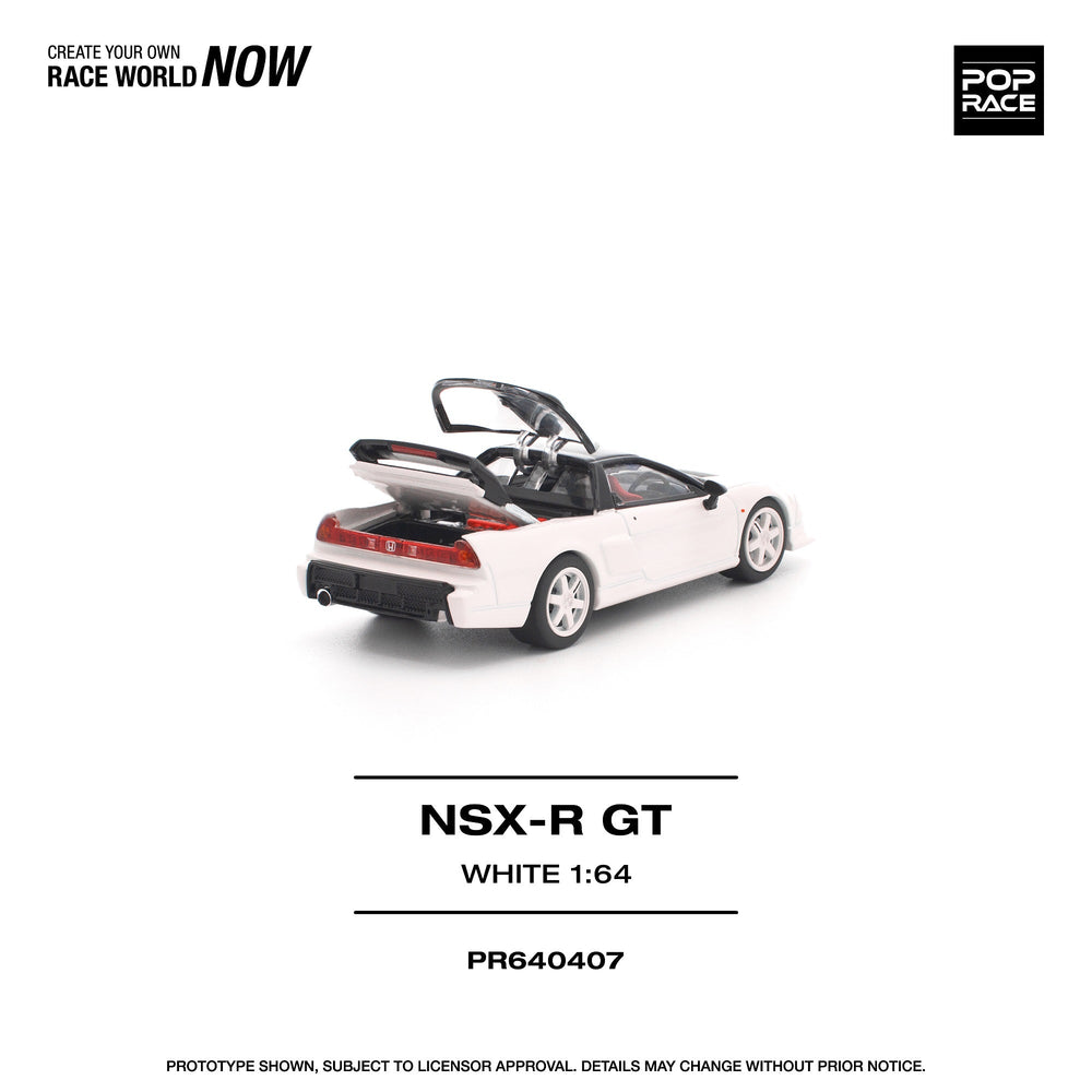 *Pre - Order* Pop Race - Honda NSX - R GT - White - Top CollectiblesDiecastPop Race