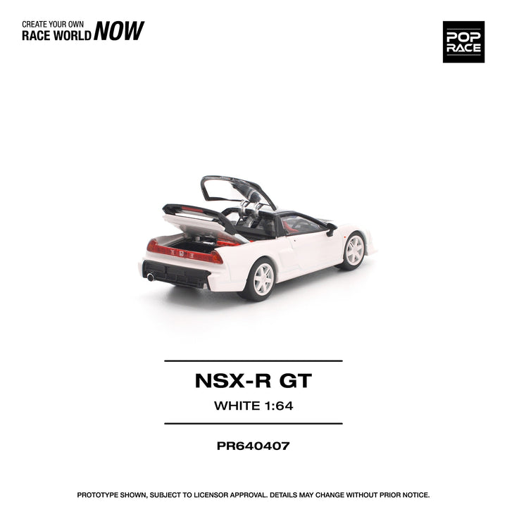*Pre - Order* Pop Race - Honda NSX - R GT - White - Top CollectiblesDiecastPop Race