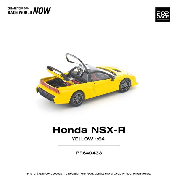 *Pre - Order* Pop Race - Honda NSX - R - Yellow - Top CollectiblesDiecastPop Race