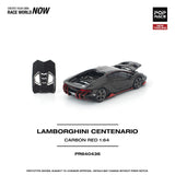 *Pre - Order* Pop Race - Lamborghini Centenario - Carbon Red - Top CollectiblesDiecastPop Race