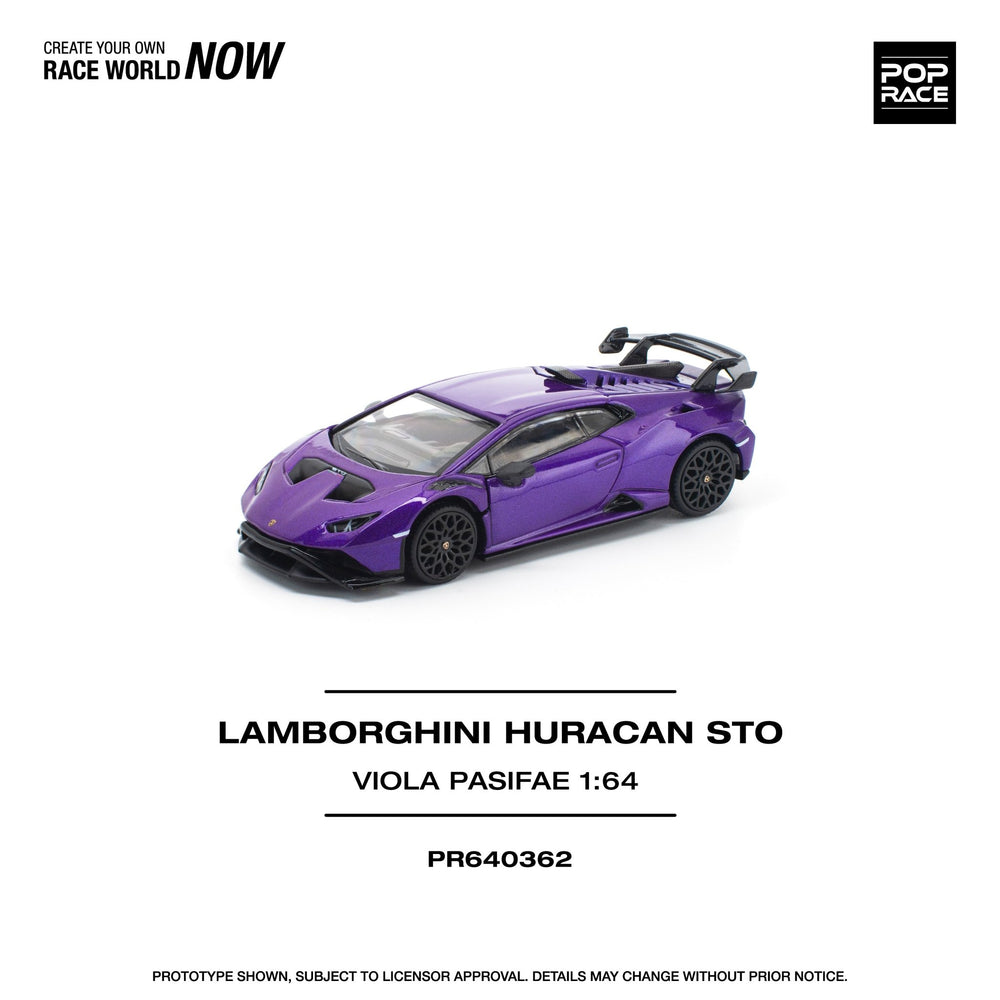 *Pre - Order* Pop Race - Lamborghini Huracan STO - Viola Pasifae - Top CollectiblesDiecastPop Race