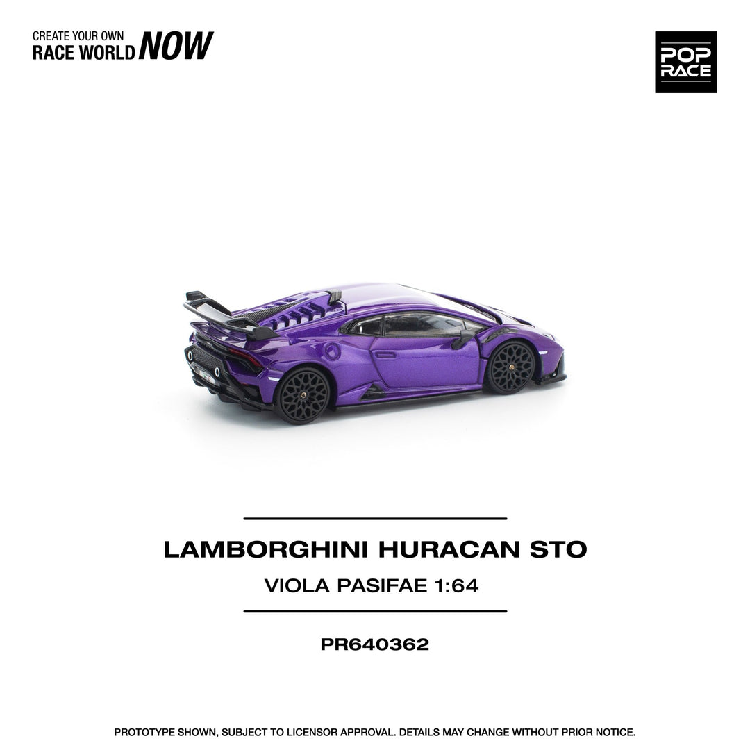 *Pre - Order* Pop Race - Lamborghini Huracan STO - Viola Pasifae - Top CollectiblesDiecastPop Race
