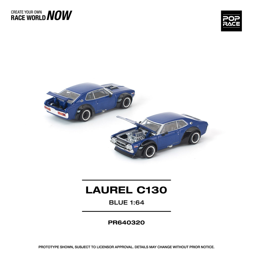 *Pre - Order* Pop Race - Laurel C130 - Blue - Top CollectiblesDiecastPop Race