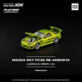 *Pre - Order* Pop Race - Mazda RX - 7 FC3S RE - Amemiya - Luminous Green - Top CollectiblesDiecastPop Race
