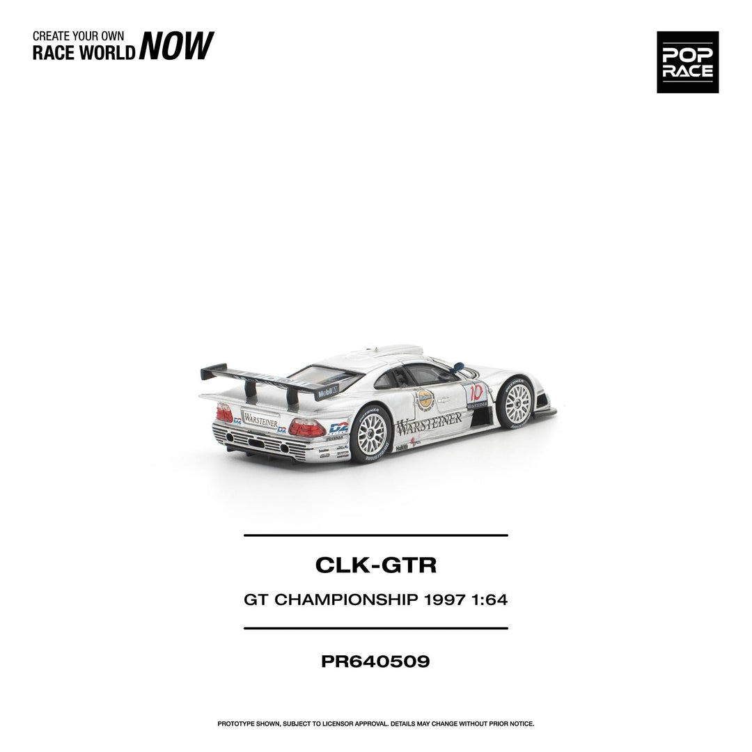 *Pre-Order* Pop Race - Mercedes-Benz AMG CLK GTR - FIA GT Championship 1997 - Top CollectiblesDiecastPop Race