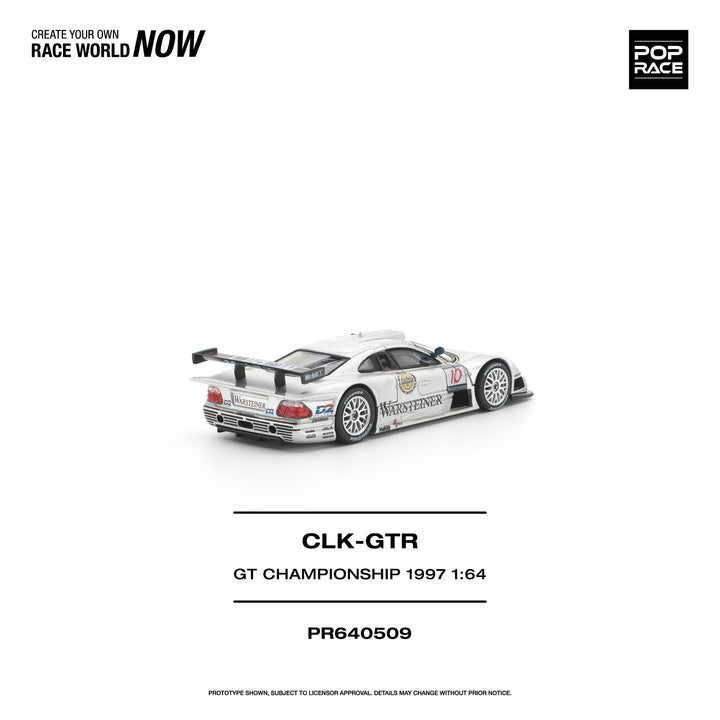 *Pre-Order* Pop Race - Mercedes-Benz AMG CLK GTR - FIA GT Championship 1997 - Top CollectiblesDiecastPop Race
