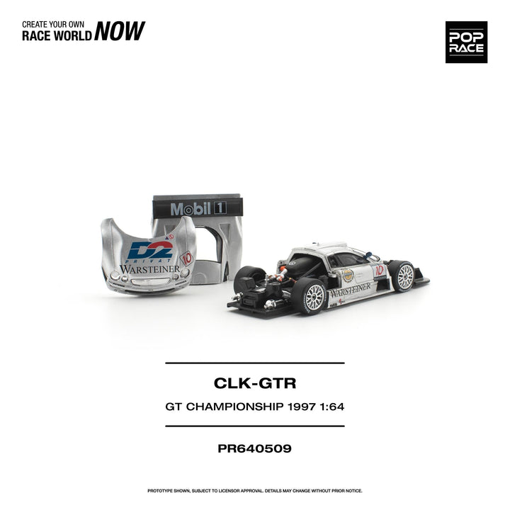 *Pre-Order* Pop Race - Mercedes-Benz AMG CLK GTR - FIA GT Championship 1997 - Top CollectiblesDiecastPop Race