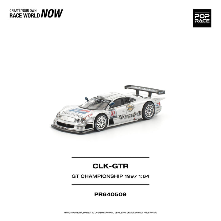 *Pre-Order* Pop Race - Mercedes-Benz AMG CLK GTR - FIA GT Championship 1997 - Top CollectiblesDiecastPop Race