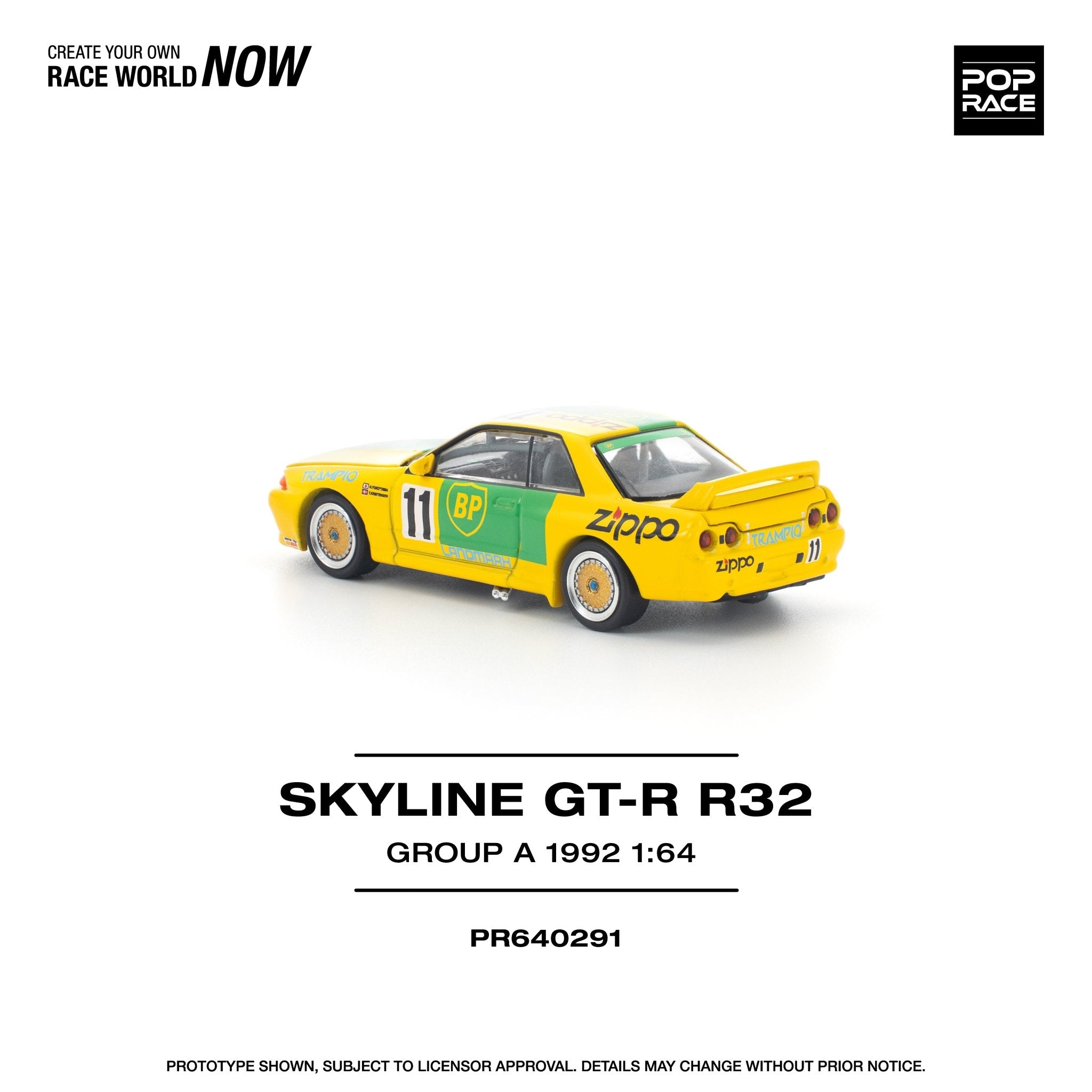 Pre-Order* Pop Race - Nissan Skyline GT-R R32 - Group A – Top