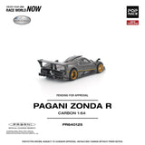 *Pre - Order* Pop Race - Pagani Zonda R - Carbon - Top CollectiblesDiecastPop Race