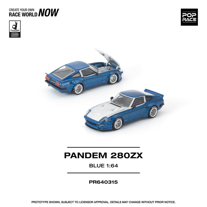 *Pre - Order* Pop Race - Pandem 280SX - Blue - Top CollectiblesDiecastPop Race