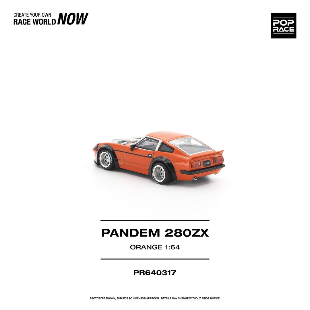 *Pre - Order* Pop Race - PANDEM 280ZX - Orange - Top CollectiblesDiecastPop Race