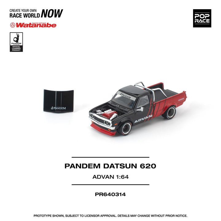 *Pre - Order* Pop Race - Pandem Datsun 620 - Advan - Top CollectiblesDiecastPop Race