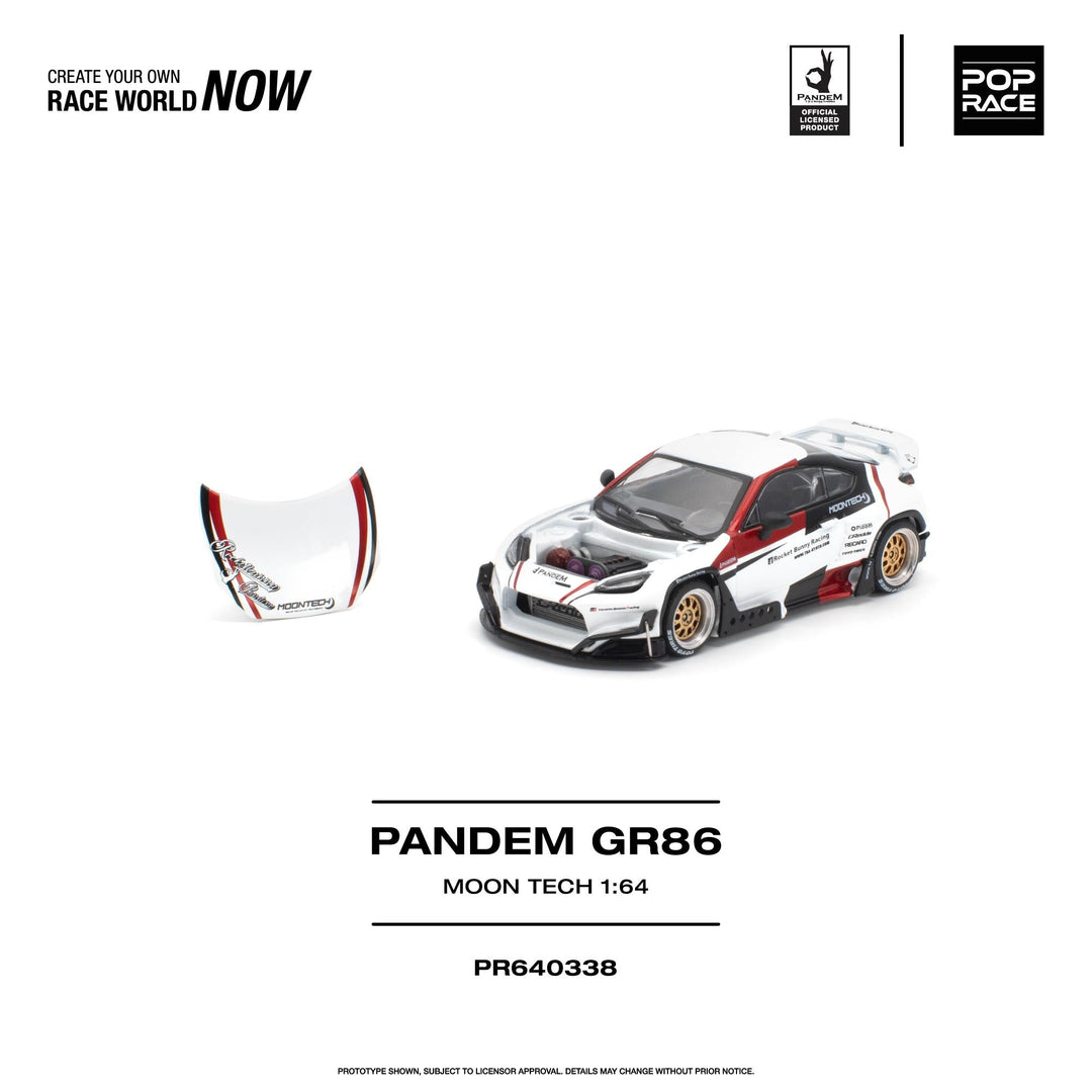 *Pre-Order* Pop Race - Pandem GR 86 - Moontech - Top CollectiblesDiecastPop Race